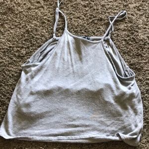 grey crop top